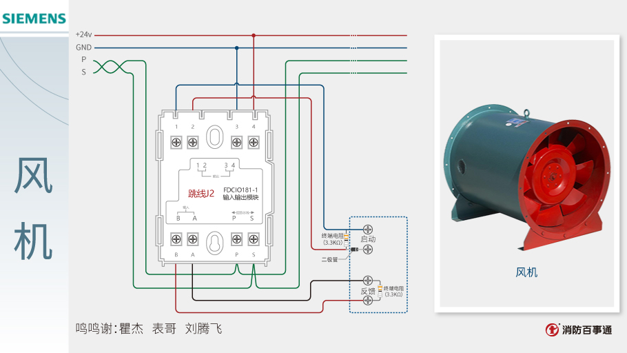 西門(mén)子FDCIO181-1模塊接線