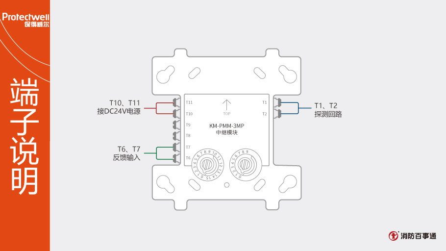KM-PMM-3MP中繼模塊端子說明
