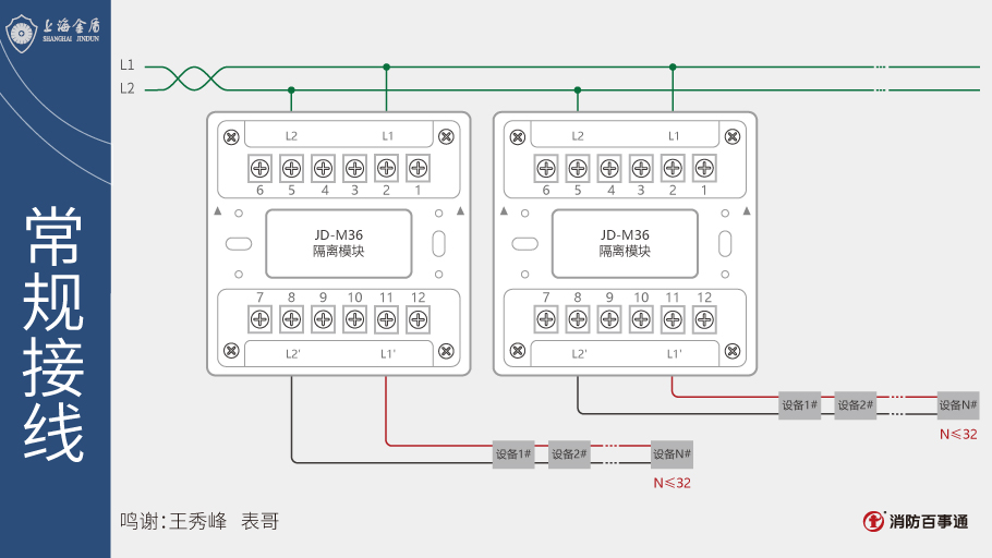 JD-M36隔離模塊接線
