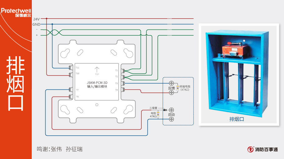 JSKM-PCM-3D輸入/輸出模塊接線
