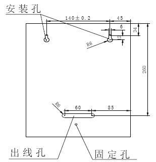 GS-ZF-8000火災顯示盤安裝示意圖