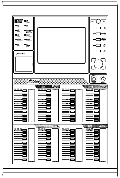JB-TBZ-GS8000火災(zāi)報(bào)警控制器（聯(lián)動(dòng)型）外形