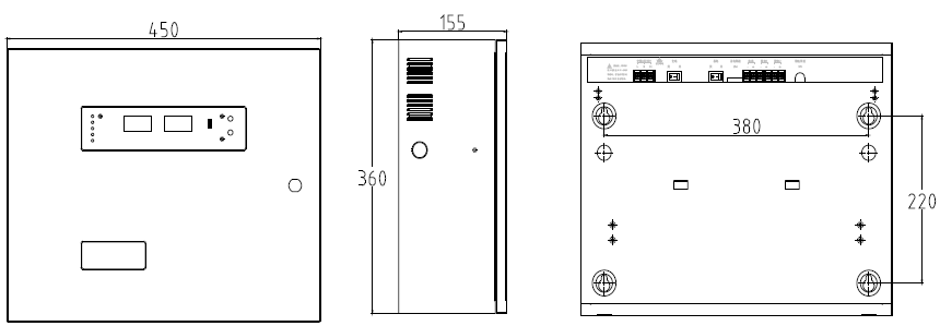 GS-PS-240電源箱外形示意圖