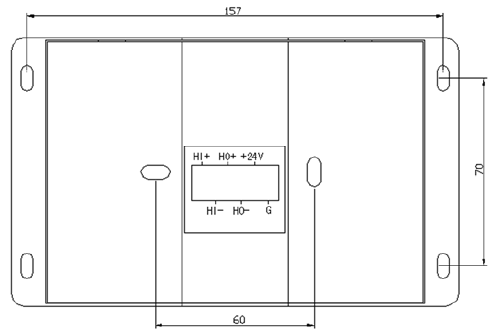 GS-FP-865消防電話中繼器外形示意圖