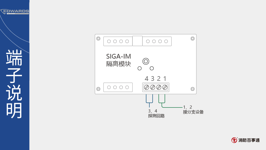 SIGA-IM隔離模塊端子說明