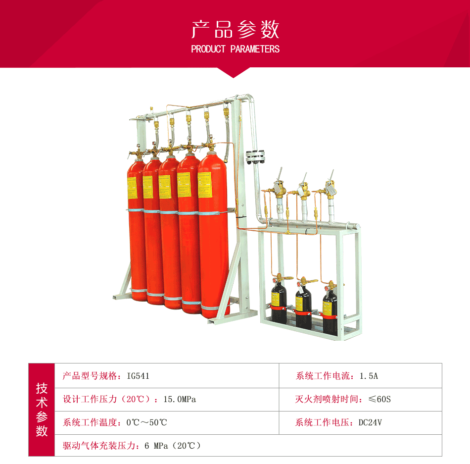 IG-541惰性氣體滅火劑參數(shù)