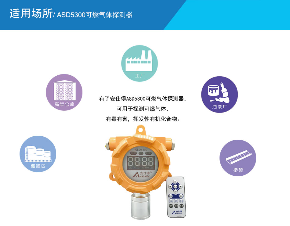 ASD5300可燃?xì)怏w探測器 催化燃燒式