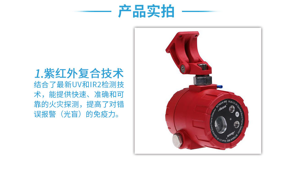 A710/UVIR2紅紫外復合火焰探測器實拍圖