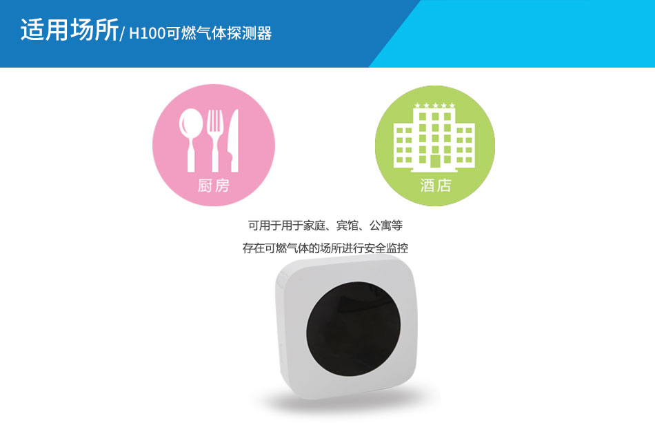 H100可燃?xì)怏w探測(cè)器 家用天然氣報(bào)警器