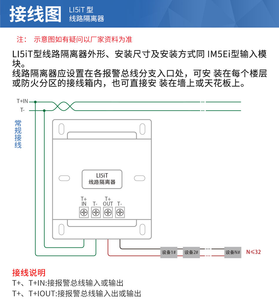 LI5iT型線路隔離器