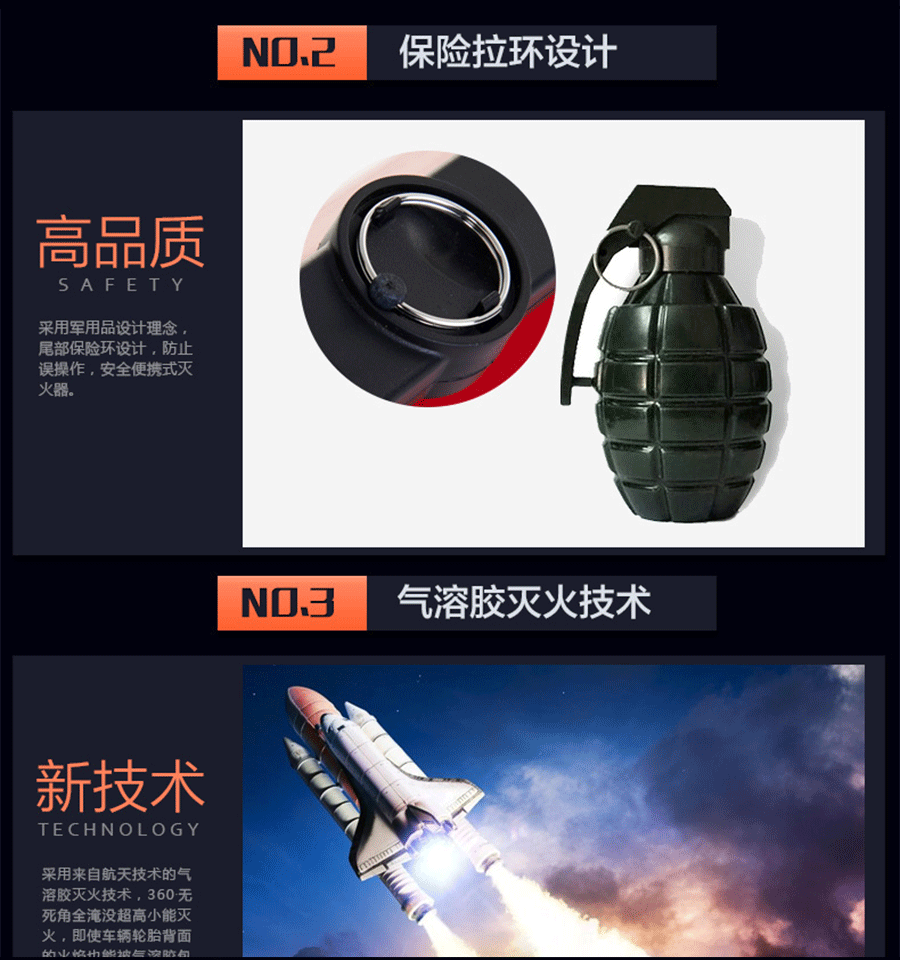 PFE-3便攜式氣溶膠滅火器
