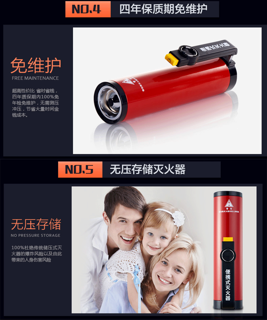 PFE-3便攜式氣溶膠滅火器