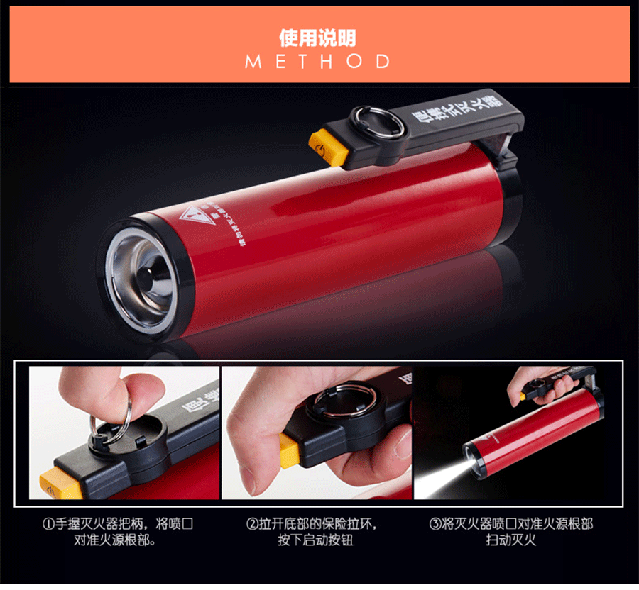 PFE-3便攜式氣溶膠滅火器