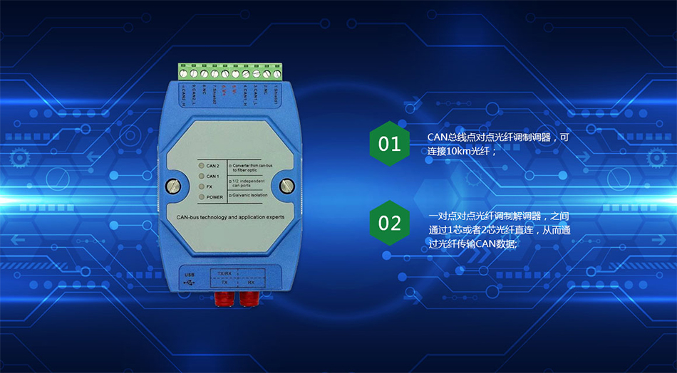 A-1320中繼器 (光纖）