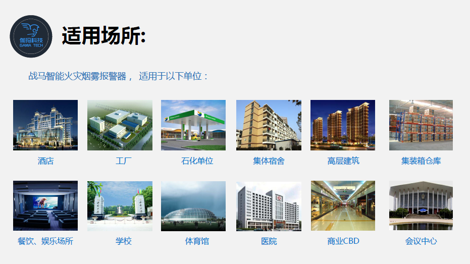 GS517L戰(zhàn)馬智能火災煙霧報警器適用場所