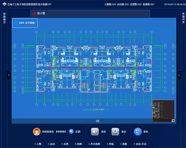 CRT-9200Android圖形顯示裝置空間視圖