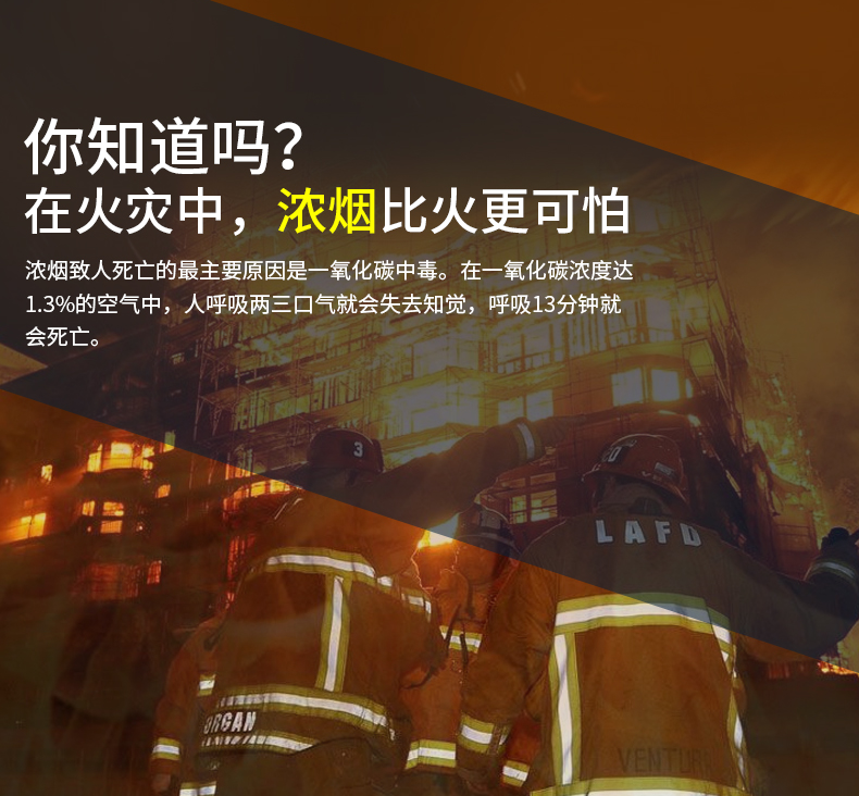 TZL30過濾式消防自救呼吸器廣告