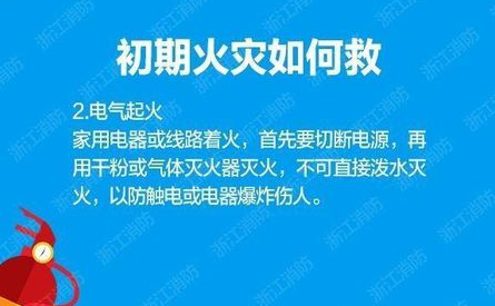 初期火災(zāi)的應(yīng)對(duì)方法