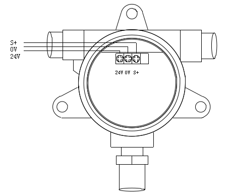 JTQB-HX511點型可燃?xì)怏w探測器安裝接線說明