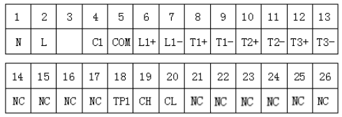 YD-200M組合式電氣火災(zāi)監(jiān)控探測(cè)器接線端子說(shuō)明