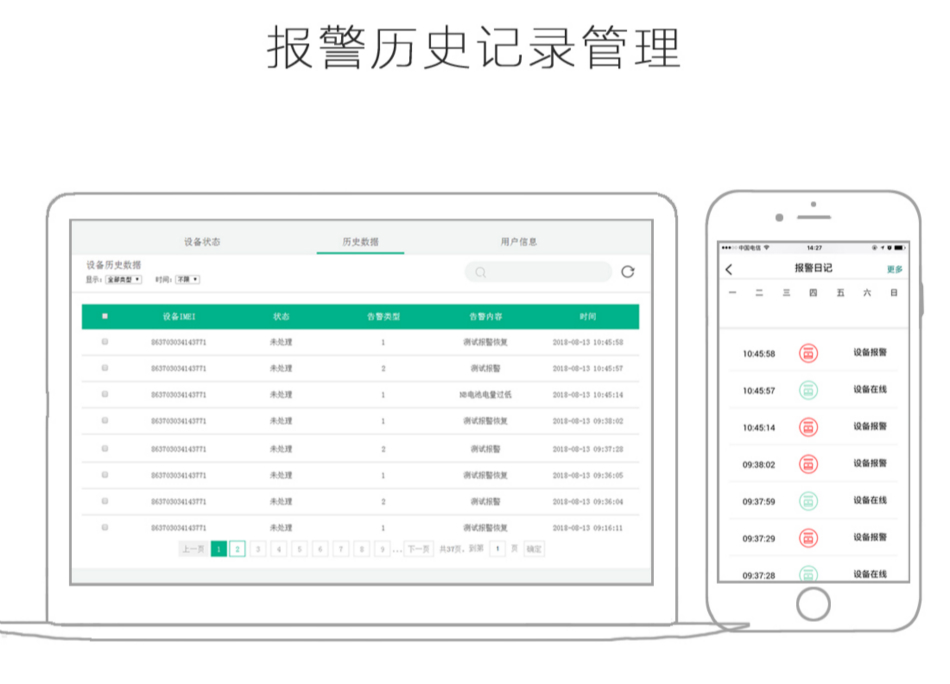 NB-IoT煙霧報警器 海曼HM-635PH-NB報警信息管理