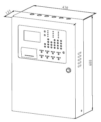 JB-QB-CH8800火災報警控制器結構尺寸