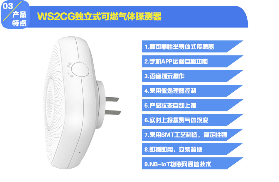 WS2CG獨立式可燃?xì)怏w探測器