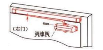 推門面電動(dòng)閉門器安裝方法