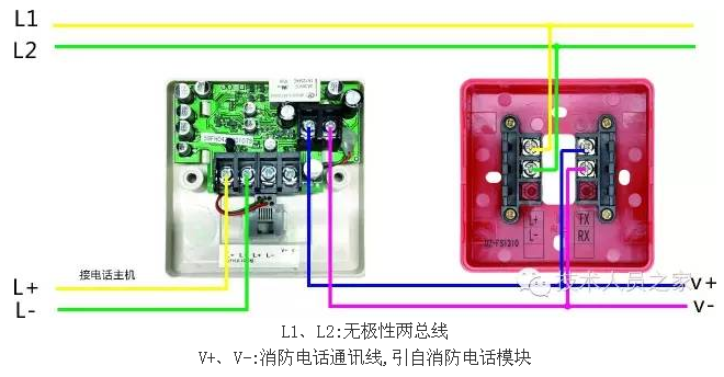 AFN-FH04消防電話插孔接線圖