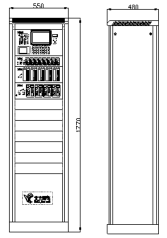 JB-TG-JBF-11SF-H火災(zāi)報(bào)警控制器結(jié)構(gòu)特征及尺寸