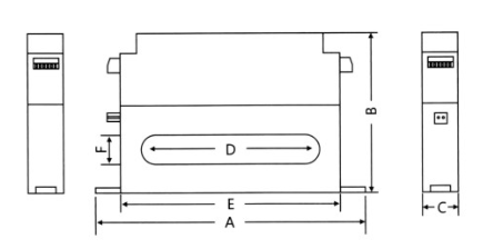 CM-FS/1H（互感器一體式）電氣火災(zāi)監(jiān)控探測器外形及安裝尺寸