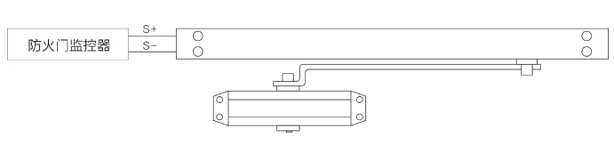 J-SCM64型電動閉門器接線示意圖