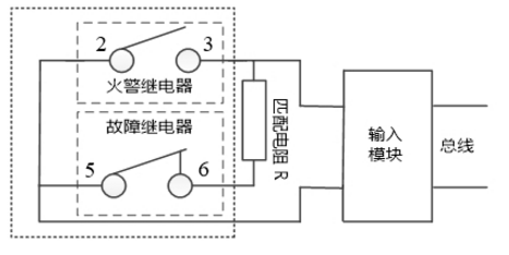 GHT-1050火焰探測器接線示意圖