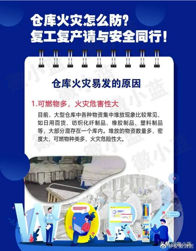 倉庫起火事故時有發(fā)生，這些防范措施一定要做