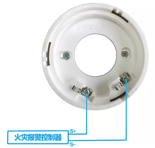 JTY-GD-SCM10型點(diǎn)型光電感煙火災(zāi)探測(cè)器接線圖