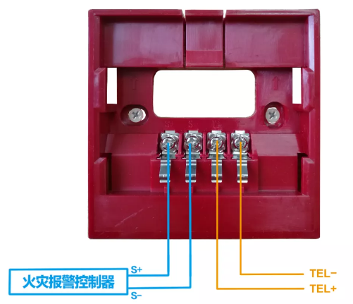 J-SAP-SCM20型手動(dòng)火災(zāi)報(bào)警按鈕接線圖