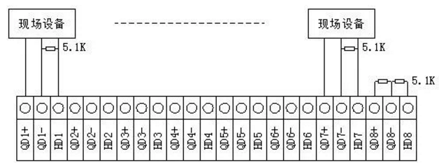 利達LD9203EN聯動控制盤現場接線
