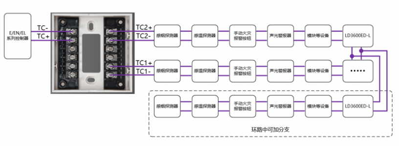 LD6806ED-L中繼模塊接線圖