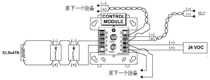 江森M300CJ智能控制模塊24VDC電源控制接線圖