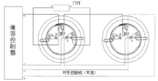 江森JTY-GD-2951JC智能光電感煙探測(cè)器接線圖