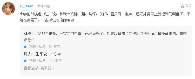 一氧化碳中毒事件網(wǎng)友評論