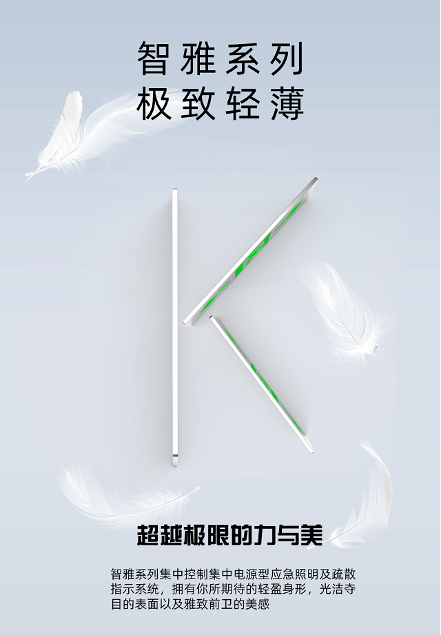 鼎信消防智雅系列應(yīng)急照明及疏散指示系統(tǒng)