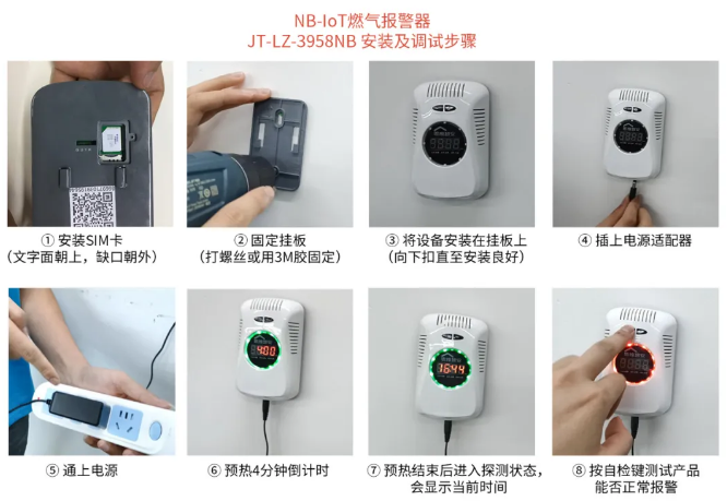 思維智安推出新國(guó)標(biāo)NB-IoT燃?xì)鈭?bào)警器安裝圖