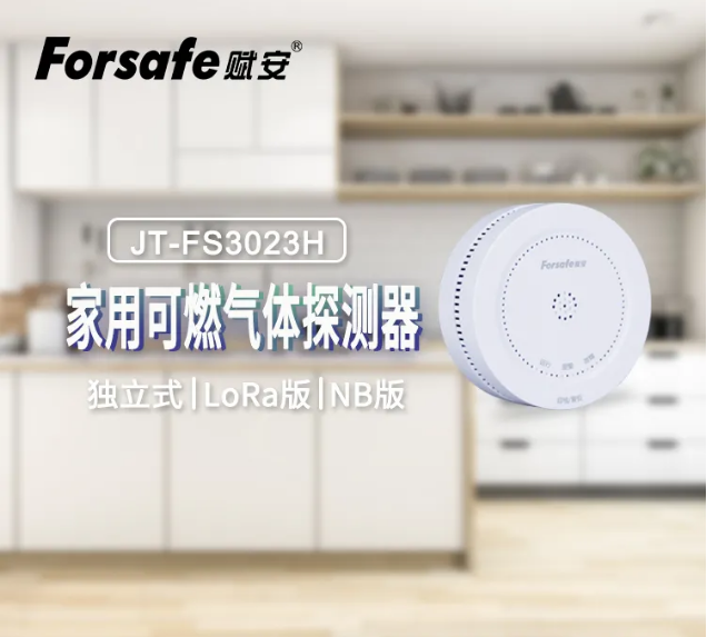 賦安家用可燃?xì)怏w探測器FS3023H展示