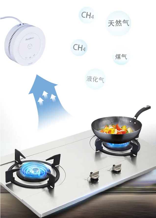賦安家用可燃?xì)怏w探測器FS3023H探測氣體