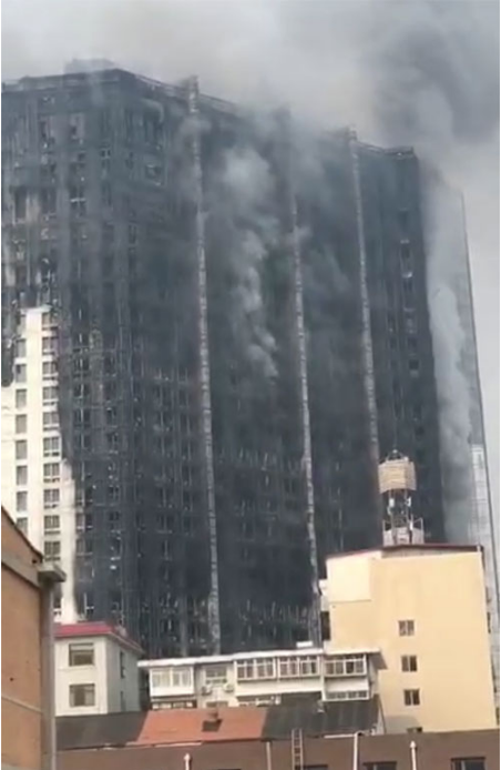 建筑外墻保溫材料著火火災(zāi)事故