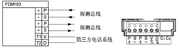 FDM183手動火災報警按鈕接線圖