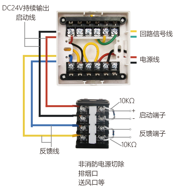 CST-F1407輸入輸出模塊接線圖有源輸出