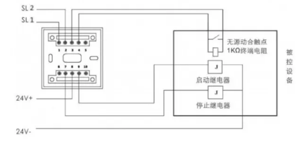 JF-15直線接口盒接線圖