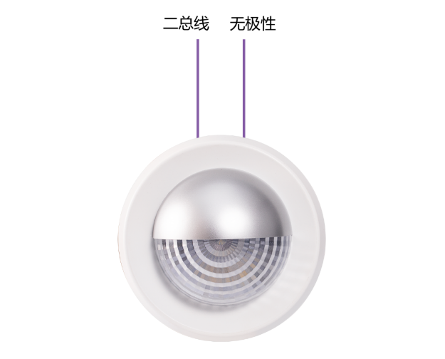 集中電源集中控制型應急照明燈具（壁掛式）接線圖
